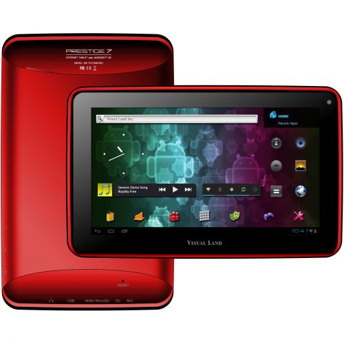  Visual Land Prestige 7 - 7 Android Tablet with 8GB Memory (Red)