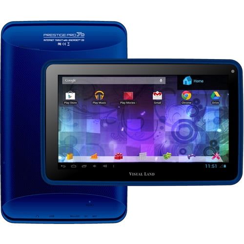  Visual Land Prestige 7 Dual Core Tablet 8GB Royal Blue