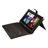 Visual Land Prestige Elite 10 Quad Core Tablet with KitKat 4.4, Google Play and Keyboard Bundle (Black)