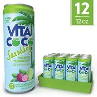 [아마존 핫딜] [아마존핫딜]Vita Coco Sparkling Coconut Water, Pineapple Passionfruit, Low Calorie Naturally Hydrating Electrolyte Drink - Smart Alternative to Juice, Soda, and Seltzer, Gluten Free, 12 Fl Oz,