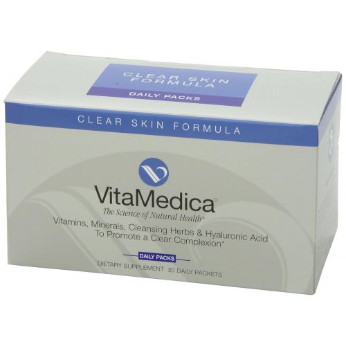  VitaMedica Vitamedica Clear Skin Formula Daily Supplements Packets, 30-Count