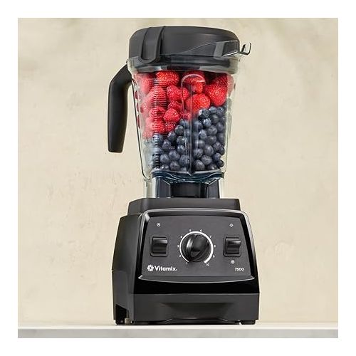 바이타믹스 Vitamix, Black 7500 Blender, Professional-Grade, 64 oz. Low-Profile Container