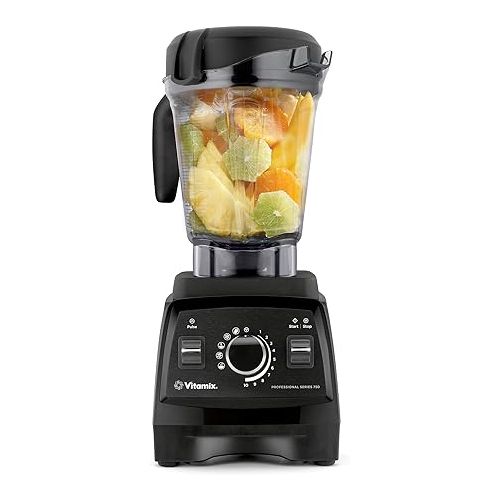 바이타믹스 Vitamix Professional Series 750 Blender, Professional-Grade, 64 oz. Low-Profile Container, Black, Self-Cleaning - 1957