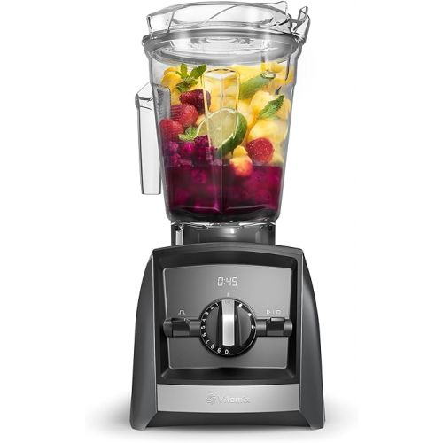 바이타믹스 Vitamix A2500 Ascent Series Smart Blender, Professional-Grade, 64 oz. Low-Profile Container, Slate (Renewed)