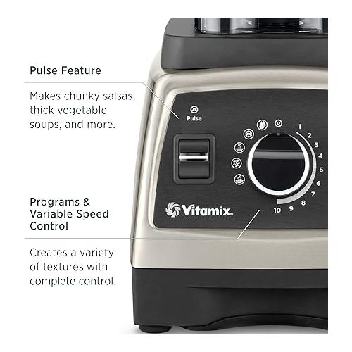 바이타믹스 Vitamix Professional Series 750 Blender, Professional-Grade, 64 oz. Low-Profile Container, Heritage