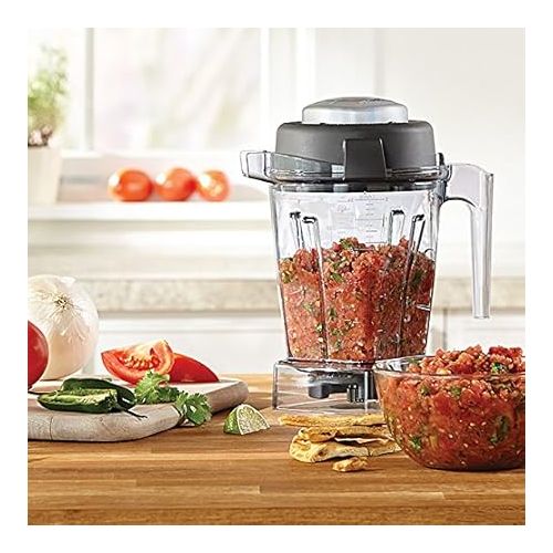 바이타믹스 Vitamix 15255 Tritan Copolyester Containers with Wet Blade and Lid,Clear 48oz