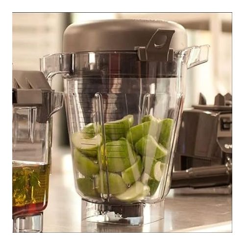 바이타믹스 Vitamix 1.5 Gallon Compact Food Blender with Lid, Lid Plug, and Blade Assembly, Clear