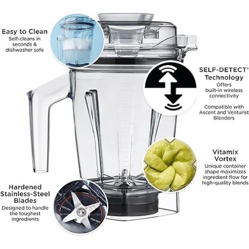 바이타믹스 Vitamix 063852 Ascent Container, 48 oz, Clear