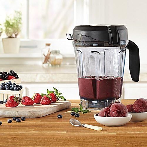 바이타믹스 Vitamix Niedrig-Behalter 2, 0 L Tritan fuer Nasszubereitung mit Deckel