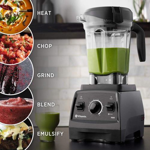 바이타믹스 Vitamix 7500 Blender, Professional-Grade, 64 oz. Low-Profile Container, Black