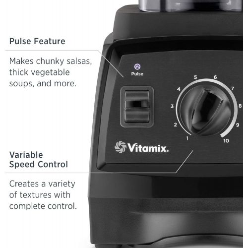 바이타믹스 Vitamix 7500 Blender, Professional-Grade, 64 oz. Low-Profile Container, Black