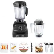 Vitamix 7500 Blender Super Package, with 32oz Dry Grains Jar and 2- 20oz To-Go Cups (Black)