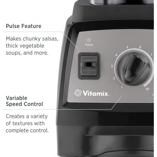 바이타믹스 Vitamix Professional Series 300 Blender, Professional Grade, 64oz. Low Profile Container, Onyx