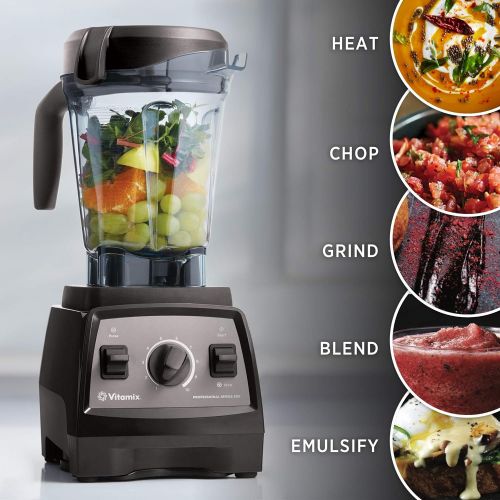 바이타믹스 Vitamix Professional Series 300 Blender, Professional Grade, 64oz. Low Profile Container, Onyx