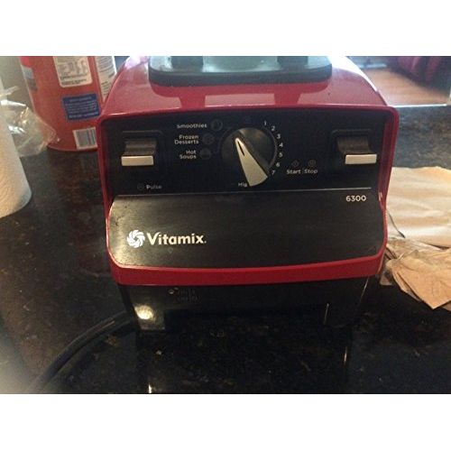 바이타믹스 Vitamix 6300: Featuring 3 Pre-Programmed Settings, Variable Speed Control, and Pulse Function . Includes Savor Recipes Book , DVD and Spatula. (RED)