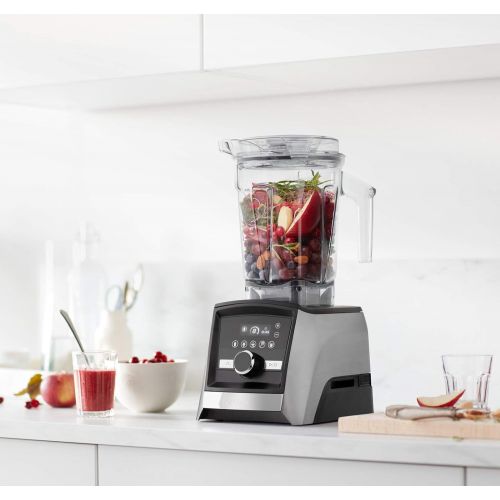 바이타믹스 Vitamix A3500 Ascent Series Smart Blender, Professional-Grade, 64 oz. Low-Profile Container Bundle with The Vitamix Cookbook - 250 Delicious Whole Food Recipes (Brushed Stainless)