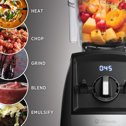 바이타믹스 Vitamix A2300 Ascent Series Smart Blender, Professional-Grade, 64 oz. Low-Profile Container, Slate