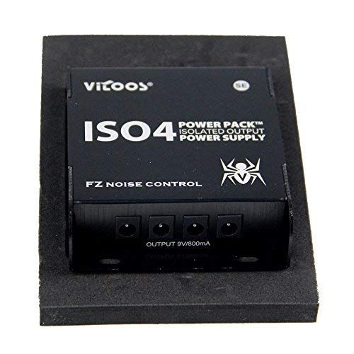  Vitoos vitoos IS04 Power pack power supply 4 pcs dc cables for Guitar Pedals