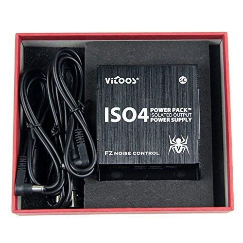  Vitoos vitoos IS04 Power pack power supply 4 pcs dc cables for Guitar Pedals