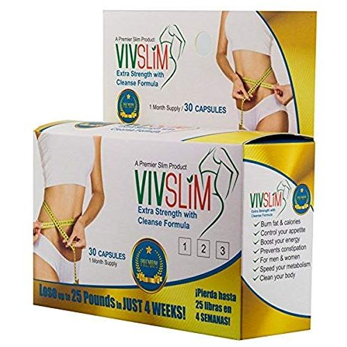  VivSlim Premier Extra Strength With Cleanse Formula 30 Capsule bottle