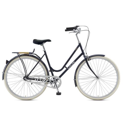  Viva Dolce 3 Womens City Bike with Internal hub, 28 inch Wheels, 47 or 52 cm Frame, Black