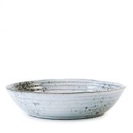 VivaTerra Rustique Stoneware Pasta Bowls Set of 4-9 Dia - Weathered White