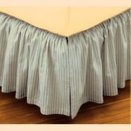 Vivacious Collection Hotel Quality 800TC Pure Cotton Dust Ruffle Bed Skirt 20 Drop length 100% Egyptian Cotton Silver Grey King Size