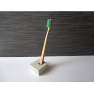 Vivaljo Toothbrush Holder, Modern bathroom, Concrete toothbrush holder, Bathroom Accessories, Single Cement Toothbrush Stand,