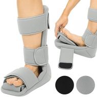 Vive Plantar Fasciitis Night Splint Plus Trigger Point Stretch Wedges - Soft Leg Brace Support, Orthopedic Sleeping Immobilizer Stretch Boot (Small: Men's: Up to 5, Women's: Up to 6.5)