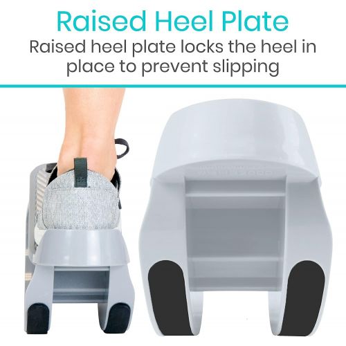  Vive Foot Rocker - Calf Stretcher for Achilles Tendinitis, Heel, Feet, Shin Splint, Plantar Fasciitis Pain Relief - Stretches Strained Leg Muscle - Ankle Wedge Stretch Improves Fle