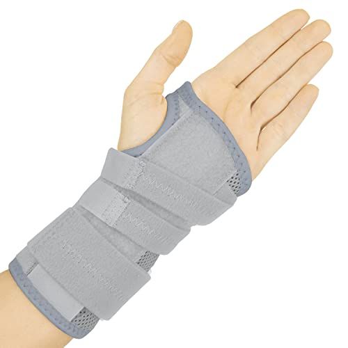  Vive Carpal Tunnel Wrist Brace (Left or Right) - Arm Compression Hand Support Splint - for Men, Women, Kids, Bowling, Tendonitis, Arthritis, Athletic Pain, Sports, Golf - Universal