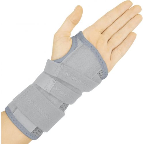  Vive Carpal Tunnel Wrist Brace (Left or Right) - Arm Compression Hand Support Splint - for Men, Women, Kids, Bowling, Tendonitis, Arthritis, Athletic Pain, Sports, Golf - Universal