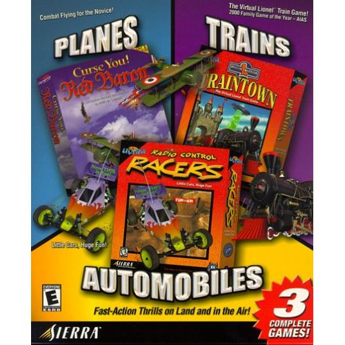  By      Vivendi Universal Planes, Trains & Automobiles: Curse You! Red Baron  3D Ultra Lionel Traintown  3D Ultra Radio Control Racers - PC