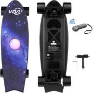Vivi H2E Electric Skateboard for Kids, Teens, Adults, Electric Longboard with Remote, Built-in Colorful Light, Gift Package, 350W Brushless Motor, Up to 18.6MPH, 6.2 Miles Range, M