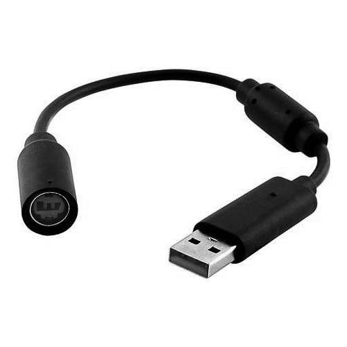  Vivi Audio USB Breakaway PC Cable Cord Adapter Converter For Xbox 360 Controller Black