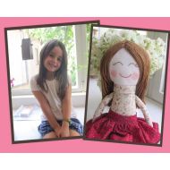Viviandolls personalized girl gifts, personalized girls, girl gifts, gifts for girls, for girls, Christmas doll, personalized rag doll, girl doll