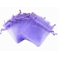 /Viviantasselcharm 7 Sizes 50 PCS Lavender Organza Gift Bags Organza Jewelry Pouch Small Bags Wedding Favor