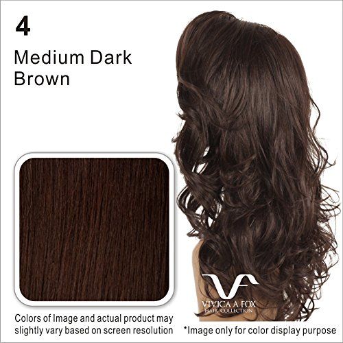  Vivica A. Fox CHANTE-V Remi Human Hair, Deep Lace Front Wig in Color 1B
