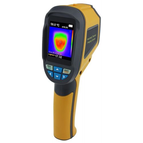  Vividia TH-3 Portable Handheld Infrared Thermal Imager Camera with 60x60 Thermal Resolution and Mini SD Storage and 2.4 LCD Display