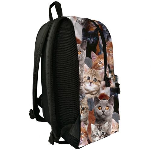  Vividpattern 3D Animal Children Backpack Cut Cat Kitty Kids School Book Bags Zoo