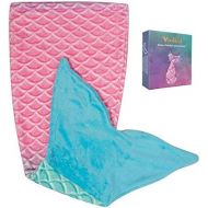 [아마존핫딜][아마존 핫딜] Viviland Kids Mermaid Tail Blanket for Girls Toddlers Teens,All Seasons Super Comfty Flannel Fleece Mermaid Sleeping Bag,Rainbow Mermaid Blanket,Best Gifts for Girls,17×39