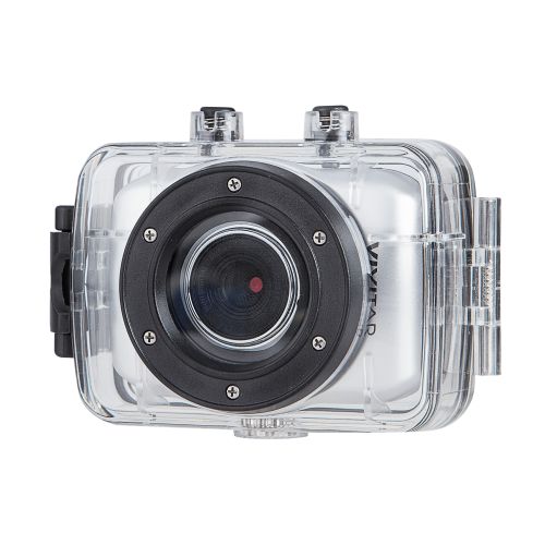  Vivitar 5.1MP HD ACTION CAMCORDER 720P, Silver