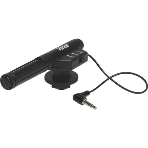  Vivitar Mini Zoom Video CamcorderCamera Shotgun Microphone with Bracket