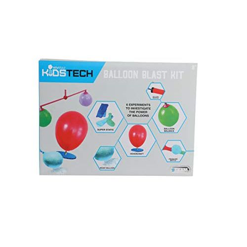  Vivitar VA90061 Steam Kidstech Balloon Blast Science Kit with Six Experiments, Easy Setup, Includes Various Parts and Accessories, Removable Parts to Try Different Experiments