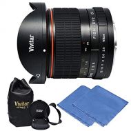 Vivitar 8mm Ultra-Wide f/3.5 Fisheye Lens For Nikon D3000, D3100, D3200, D3300, D5000, D5100, D5200, D5300, D5500, D7000, D7100, D7200, D40, D50, D60, D70, D70s, D80, D90, D100, D2