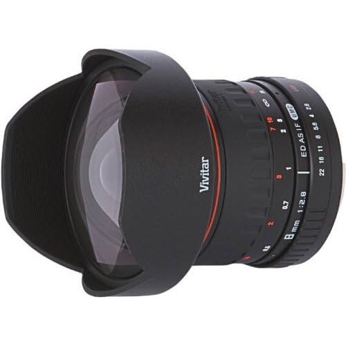  Vivitar 8mm Ultra-Wide f/3.5 Fisheye Lens For Nikon D3000, D3100, D3200, D3300, D5000, D5100, D5200, D5300, D5500, D7000, D7100, D7200, D40, D50, D60, D70, D70s, D80, D90, D100, D2