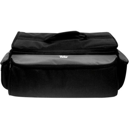  Vivitar VIV-RGC-12 Deluxe Pro Camera Camcorder Rugged Carrying Case, X-Large (Black)