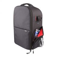 Vivitar Series 1 Trolley DSLR Camera Backpack Case with Wheels (Black)