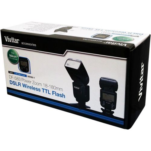  Vivitar DF-583 18-180mm Power Zoom DSLR Flash for Nikon