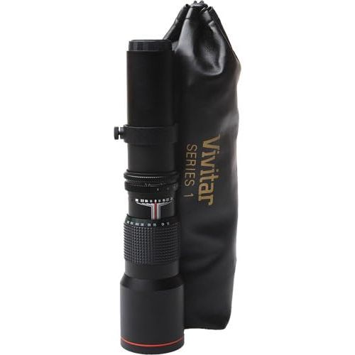  Vivitar 500mm f8.0 Telephoto Lens with 2x Teleconverter (=1000mm) + Kit for SLT-A57, A58, A65, A77, A99 DSLR Cameras